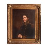 ENGLISH SCHOOL (19TH CENTURY) Head and Shoulders Portrait of 4th Marquis Townshend (John) oil on
