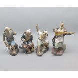 Four modern Chinese figures