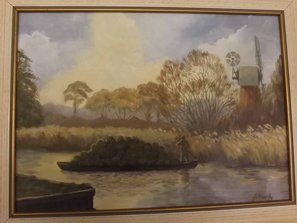JASON PARTNER, SIGNED WATERCOLOUR, Kings Arms, oils by different artists (3)