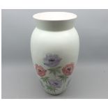 Large Radford floral decorated vase, 12" high