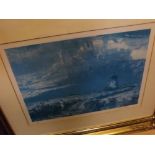 GEOFFREY CHATTEN, signed, group of three prints, Norfolk views, 10" x 14" (faded) (3)