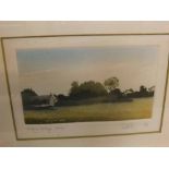 INDISTINCTLY SIGNED, two modern coloured etchings of Kelling (2)