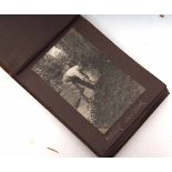 MID-20TH CENTURY PHOTOGRAPH ALBUM with World War I interest content, including snapshot