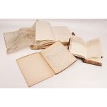 MID 19TH CENTURY ALBUM containing a manuscript diary of a tour in Switzerland, August 1849, 31 pages