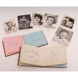 CIRCA MID-20TH CENTURY AUTOGRAPH ALBUM containing good quantity signatures, actors, actresses,