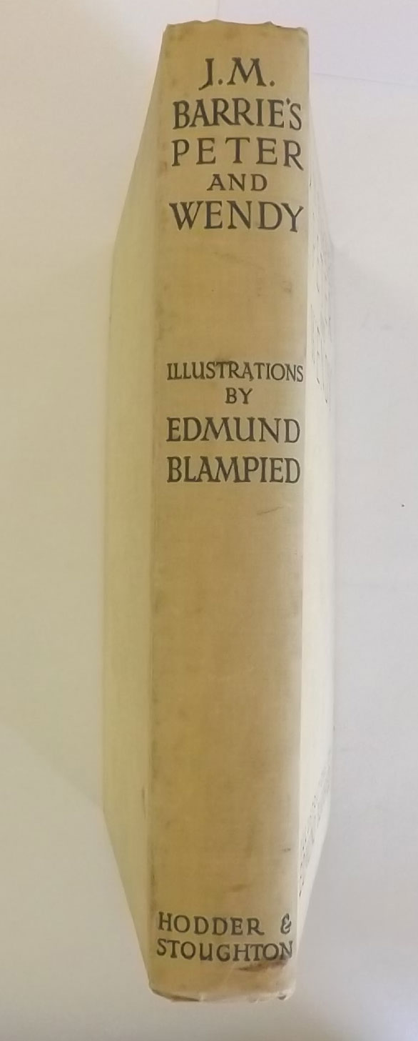 JAMES MATTHEW BARRIE: PETER AND WENDY, illustrated Edmund Blampied 1939 1st edition, 12 mounted - Image 3 of 5