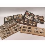 ONE BOX: assorted ephemera including good quantity snapshot photograph albums circa 1920s