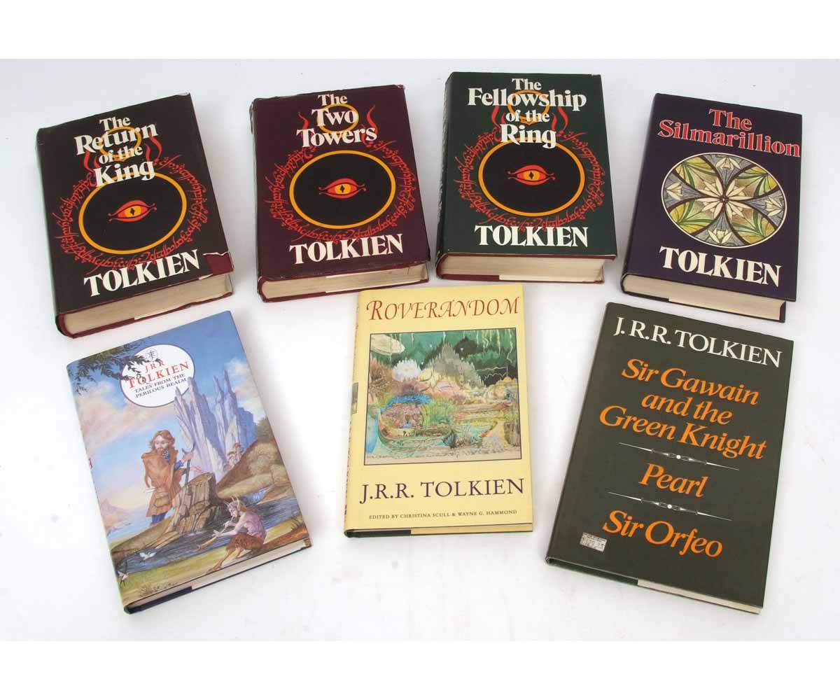 J R R TOLKIEN: 5 titles: SIR GAWAIN AND THE GREEN KNIGHT, PEARL & SIR ORFEO, translated J R R
