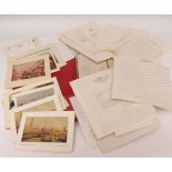 COLLECTION of Royal and other correspondence to Frank Lewis Publishers, Leigh-on-Sea, Essex together