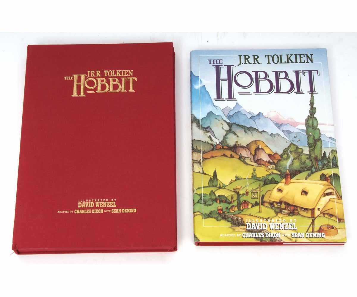 J R R TOLKIEN: THE HOBBIT OR THERE AND BACK AGAIN, illustrated David Wenzel, Forestville, Eclipse