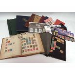 BOX: world mint and used stamps in albums, stock books and loose with Great Britain including some