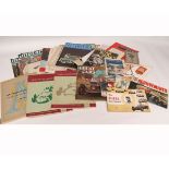 ONE BOX: assorted motoring ephemera and magazines including six Castrol and Shell Oils printed