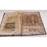 COLLECTION 10+ assorted 20th century newspapers covering Great War, Second World War etc including