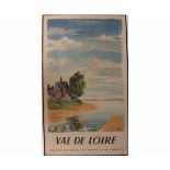 MID-20TH CENTURY FRENCH RAILWAYS POSTER: VAL DE LOIRE, by Troy, 1946 for French National Railways,