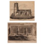 JOHN SELL COTMAN (1782-1842, BRITISH) "Thorpe Chapel St Michael's Church in Coslany, Norwich"