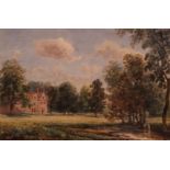 THOMAS CHURCHYARD (1798-1865, BRITISH) "House at Woodbridge, Suffolk" watercolour 7 1/2 x 11 1/2 ins