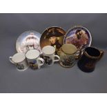 Mixed Lot: various Nelson and HMS Victory collectors mugs and plates