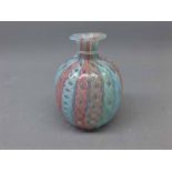 Venetian style small glass vase, 3 high