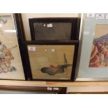 GROUP OF THREE JAPANESE SCHOOL WOODBLOCKS, Animal studies, assorted sizes (3)