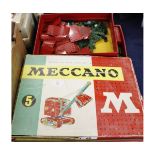 Meccano No 4, 5, 6 and 7 in original boxes (not checked for completeness)