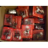 Large quantity of painted and boxed Del Prado cavalry figures and further magazines (qty)