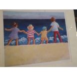 HELEN HERBERT, signed in pencil to margin, limited edition (1/500) coloured print, Holiday