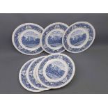Ridgway Historic Castles plates (6)