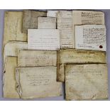 PACKET: assorted vellum and other Suffolk deeds, 17th century and later