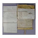 PACKET: small lot, Feltwell vellum and other deeds from Charles I to 1815