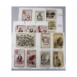 PACKET OF 15 VICTORIAN NORWICH TRADESMEN'S PUZZLE CARDS, Fox & Baldwins (Winter Suits), 10-12