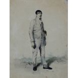 Norwich School "(Robert) Skipper, pedestrian" watercolour, unsigned 255mm x 190mm Skipper was a