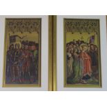 The Arundel Society, Triptych - "Adoration of the Magi", "St. Usular and her Virgins" and "St.