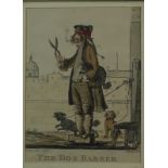 After Henry William Bunbury (1750-1811, British), "The Dog Barber" and "The Chastiser", engraved