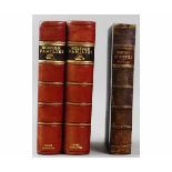 WALTER RYE, 2 TITLES: A HISTORY OF NORFOLK, London 1885, 1st edition, old half calf worn; NORFOLK