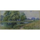 George Parsons Norman (1840-1914, British), "On the Waveney" and a Broads scene, pair of