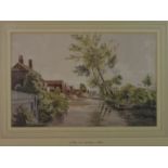Robert Dixon (1780-1815, British), A Riverside scene (said to be Oak Street waterfront) with a man