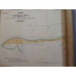 SNETTISHAM AND HEACHAM, Collection of six coastal plans and sections comprising: PLAN AND SECTIONS