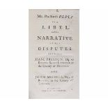 ISAAC PRESTON: MR PRESTON'S REPLY TO A LIBEL, INTITL'D A NARRATIVE OF THE DISPUTES BETWEEN ISAAC