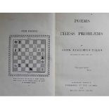 JOHN AUGUSTUS MILES: POEMS AND CHESS PROBLEMS, Fakenham, 1882, 1st edition, published by the author,