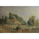 William Henry Goose (circa 1816-1885, British), Costessey (or Bawburgh)? (Bridge, near Norwich),