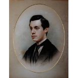 Coatham (19th/20th Century, British) Portrait of a Gentleman pastel drawing, signed and inscribed