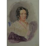 John William Wright (1802-1848, British), Portrait of (probably) Laura, Aunt to Amhurst P Amhurst,