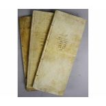 KIMBERLEY HOUSE BOOK, manuscript 1804-22, 2 volumes, + similar period farm book, tall slim folio,