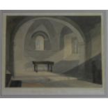 John Sell Cotman (1782-1842, British), inscribed "Interior of the Chancel at Fritton",
