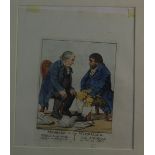 Robert Dighton (1752-1814, British) "Members of the Whig Club" (C Fox & The Duke of Norfolk) hand