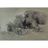 John Sell Cotman (1782-1842, British), lithographed by Miles Edmund Cotman, "Mousehold Heath - the