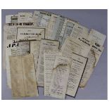 PACKET OF TWENTY-EIGHT Great Yarmouth election squibs/broadsides, mainly early 19th century