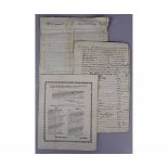 TWO MANUSCRIPT SUBSCRIPTION LISTS FOR THE NORFOLK COUNTY ELECTION 1802, ASTLEY & COKE V WODEHOUSE,