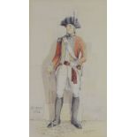 F C Winter (19th/20th Century, British), A soldier in the uniform of the IXth Foot 1792,