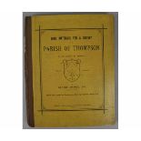 GEORGE CRABBE: SOME MATERIALS FOR A HISTORY OF THE PARISH OF THOMPSON IN THE COUNTY OF NORFOLK,